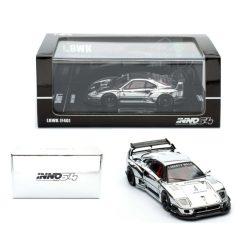 Inno64 Ferrari F40 1/64 LBWK, chrome silver