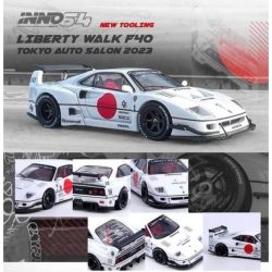 Inno64 Ferrari F40 1/64 LBWK, tokyo salon, white 