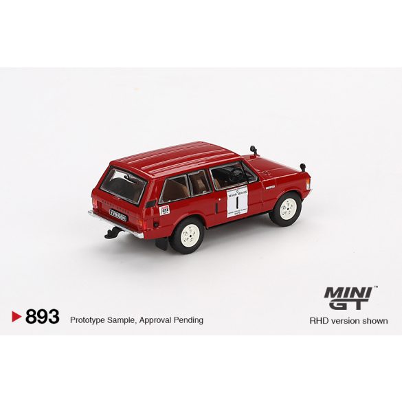 Land Rover Range Rover 1971; #1 winner of international hill rally, red