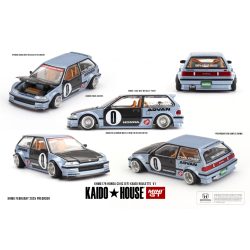   MiniGT Kaido House Honda Civic (ef), 1987, roulette v1, 1/64, blue/black