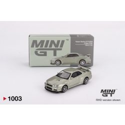   MiniGT Nissan Skyline GT-R (R34) V-spec II Nur, 2002, 1/64, millenium jade