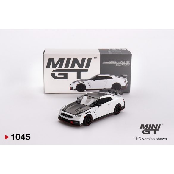 MiniGT Nissan Skyline GT-R (R35) Nismo, 2024 1/64, brilliant white pearl 