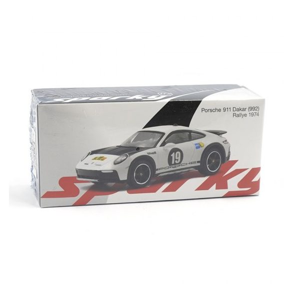 Porsche 911 (992) dakar rally, -Sparky - white/black