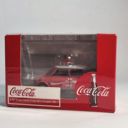   Mini Cooper mk1 1/50 – Tiny ( with bottle of coke) *coca cola*, red/white